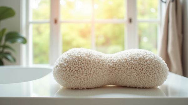 Découvrez le coussin bain de soleil à texture granuleuse pour un confort optimal